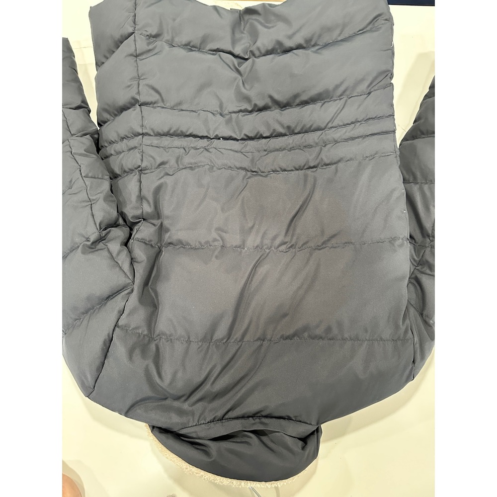 Lauren Ralph Lauren Puffer Jacket Faux Fur Collar Quilted Black Size M‎ - Picture 5 of 7